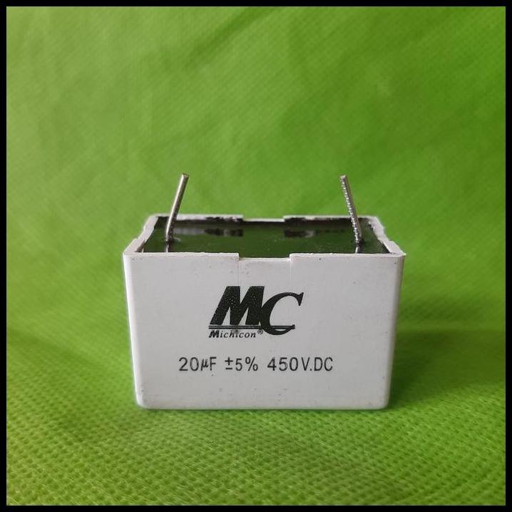 TERLARIS CAPASITOR KAPASITOR 20UF 450VDC AC PANASONIC DAN AC DAIKIN INVERTER 