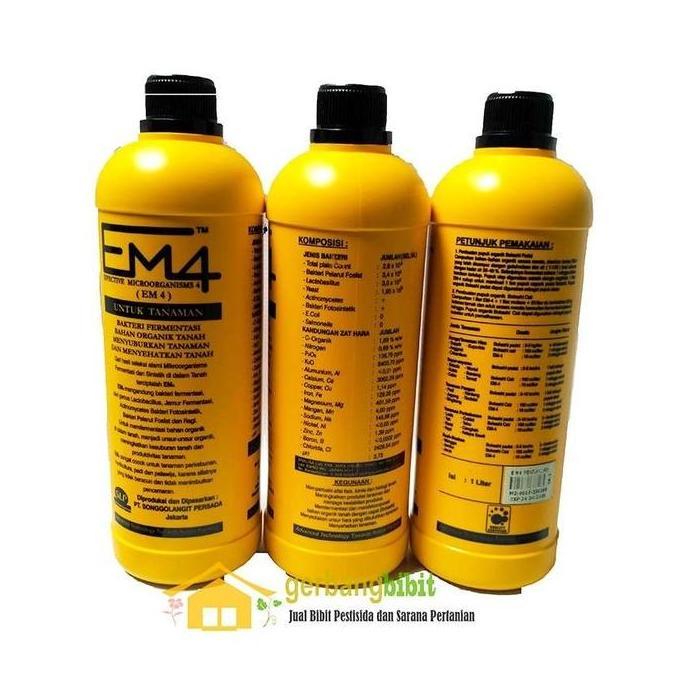 Em4 Pertanian Bakteri Starter Fermentasi Sampah Bahan Organik