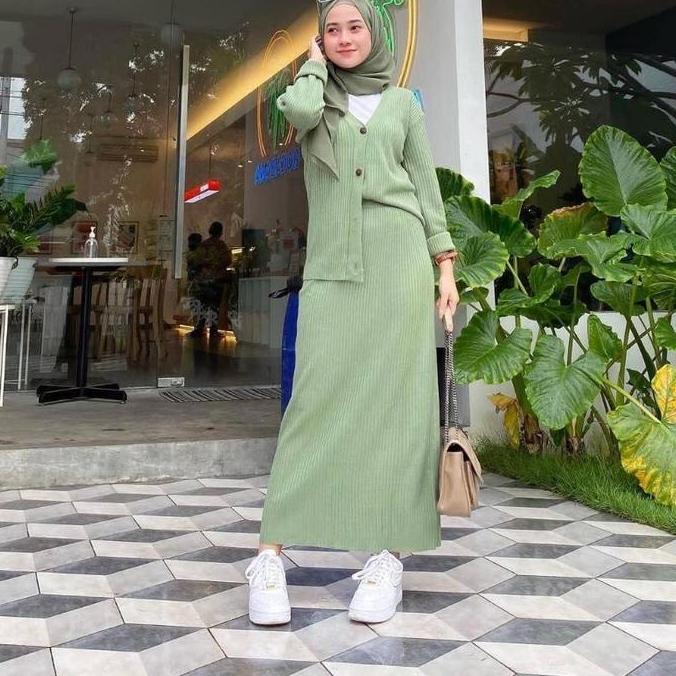 ROK SPAN RAJUT PREMIUM - ROK RAJUT PANJANG - ROK KNIT PREMIUM