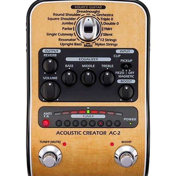 Zoom AC-2 Acoustic Creator AC2 Efek Gitar Akustik Zoom Efek Gitar pn