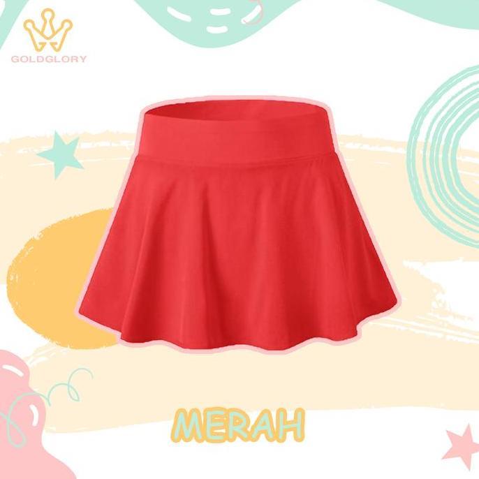 FREE ONGKIR ROK SKIRT ANAK PENDEK KOREA SCUBA MINI ROK PAYUNG TERBARU ROK POLOS STYLISH FASHION