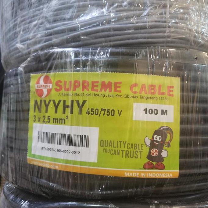 KABEL NYYHY 3X2.5MM 100METER SUPREME