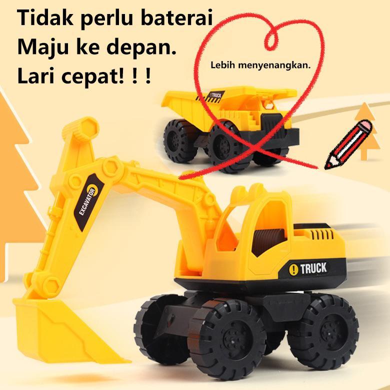 best seller` funtoy besar truk mainan teknik  dump truck  truk mainan bulldozer excavator traktor mo