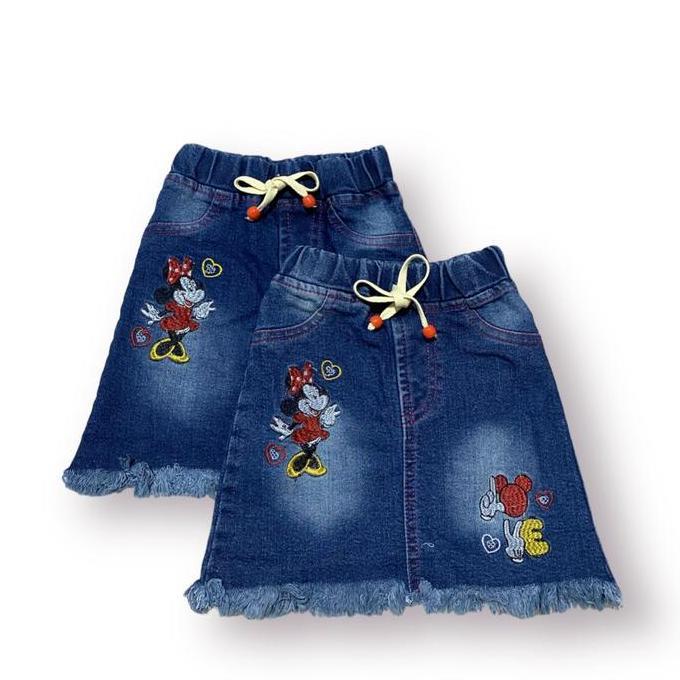 FREE ONGKIR ROK JEANS PENDEK ANAK PEREMPUAN 2-7 TAHUN