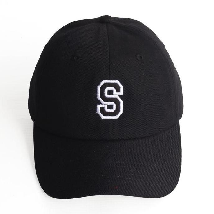 RCKLS. Polo Cap | Topi Pria Orginal Denim Logo Alfabet [S] Aksesoris