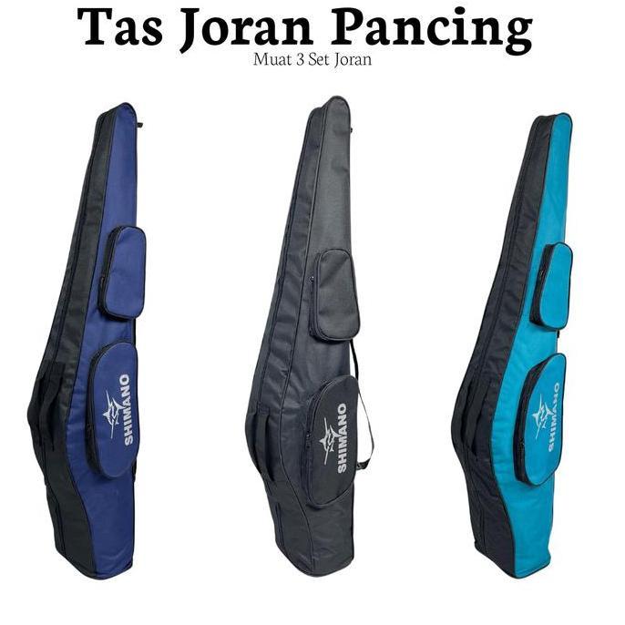 Tas Joran Pancing Ransel Muat 3 Set Joran Anti Air