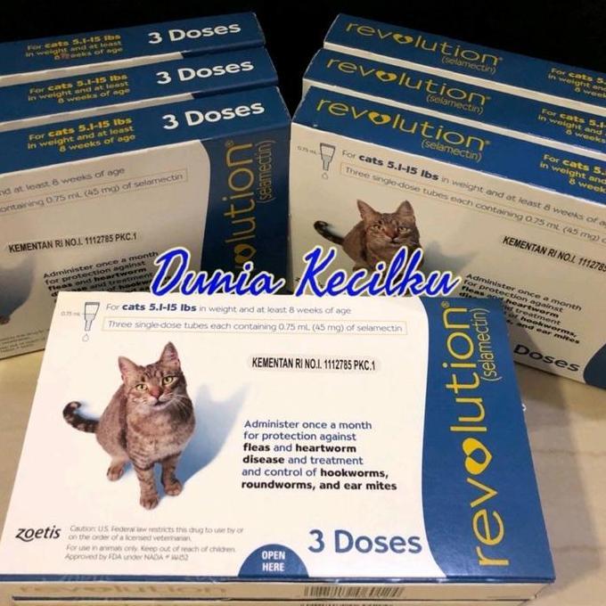 Revolution Cat Blue / Obat Kutu Kucing 1Tube