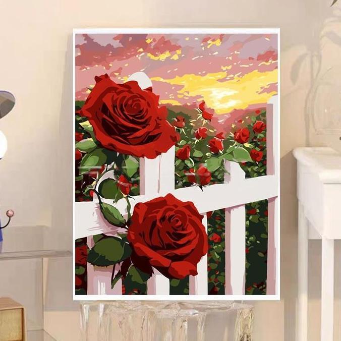 Framed DIY Diamond Painting 40x50Cm Painting Kit DIY Cartoon [terbaik]