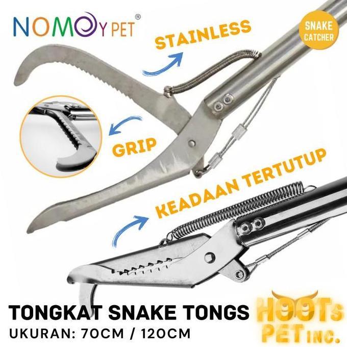 SNAKE TONGS 70 120CM PENJEPIT PENANGKAP PENGAIT TONGKAT HOOK STIK ULAR