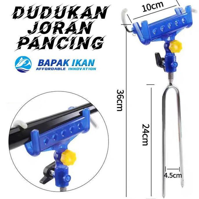 Dudukan Joran Pancing Otomatis Bracket Dudukan Joran  Penyangga Joran Pancing Adjustable 180 Derajat