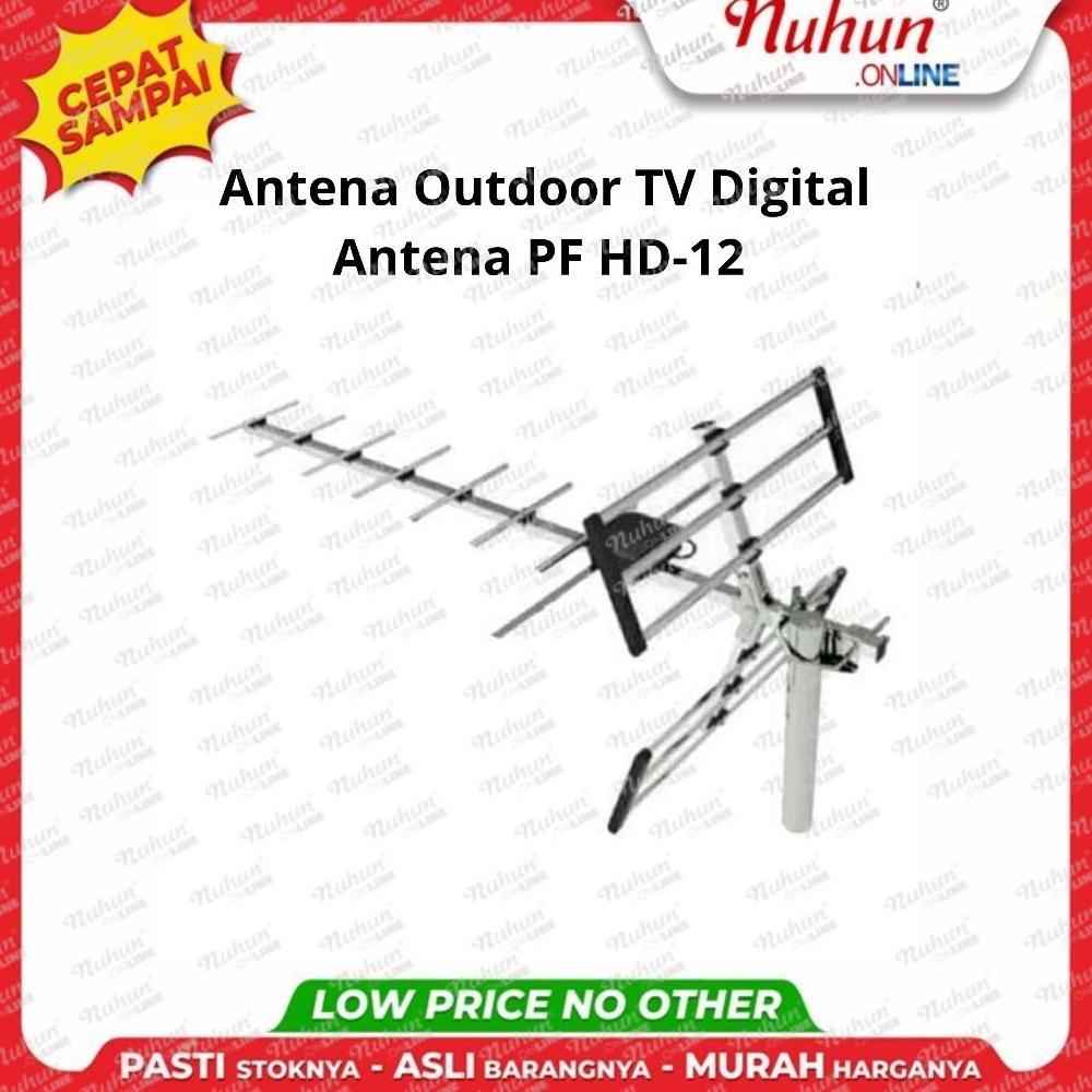 [CIANJUR] Antena Outdoor TV Digital Antena PF HD-12 Original Pabrik