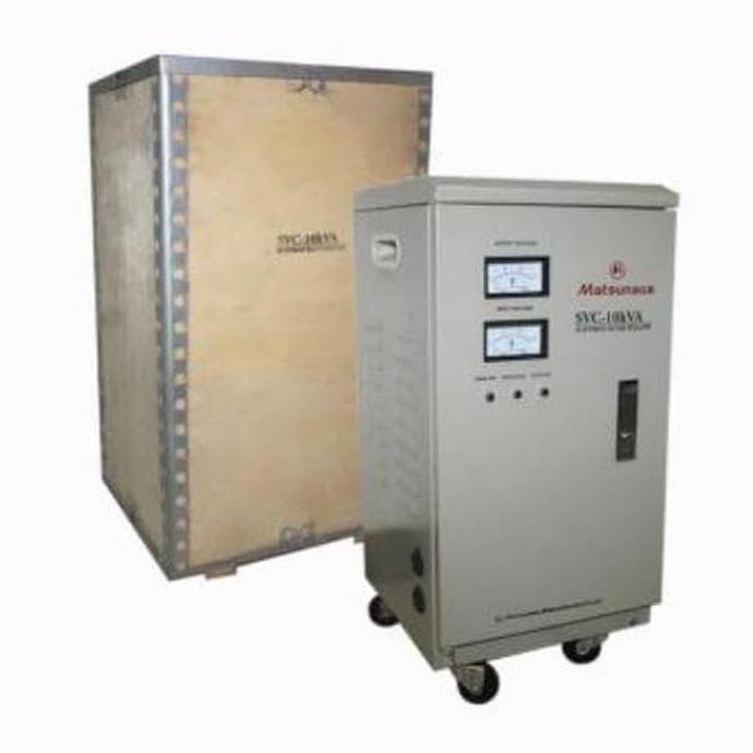 STABILIZER MATSUNAGA STAVOL 5000 WATT SERVO MOTOR/SOFT START/REGULATOR ORIGINAL DAN TERPERCAYA