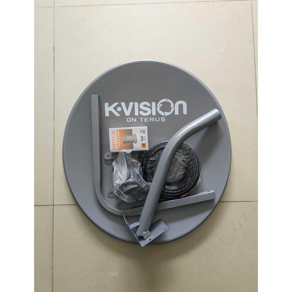 Satu set ODU Dish Antena Parabola Kvision / Nex Parabola KU Band 45 ( TANPA RECEIVER )