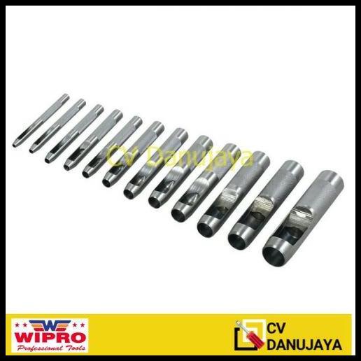 TERLARIS WIPRO - PLONG KULIT 2MM - 10MM ALAT LUBANG KULIT KARET KERTAS