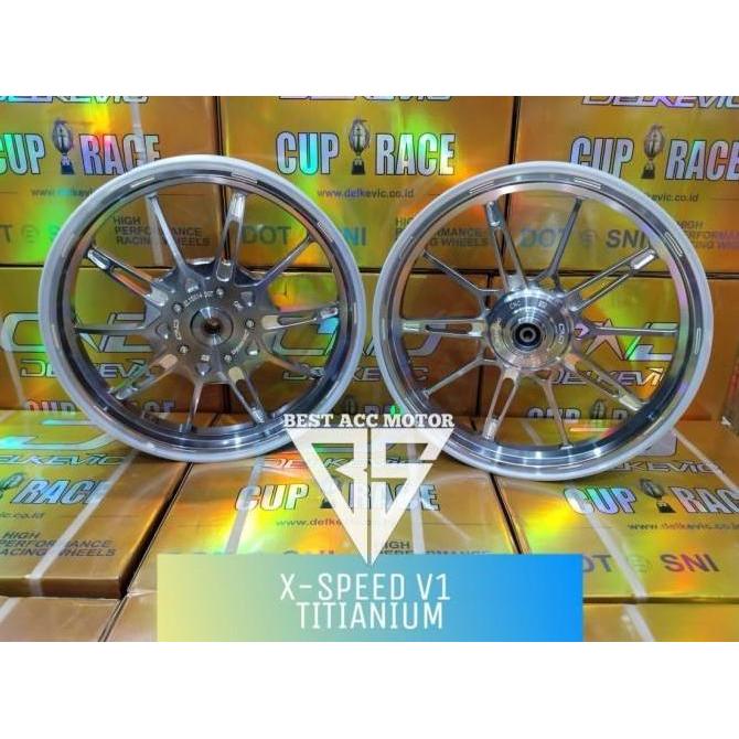 VELG DELKEVIC X-SPEED MIO SPORTY M3 BEAT VARIO SCOOPY GENIO Original VELG DELKEVIC VARIO RACING DELK