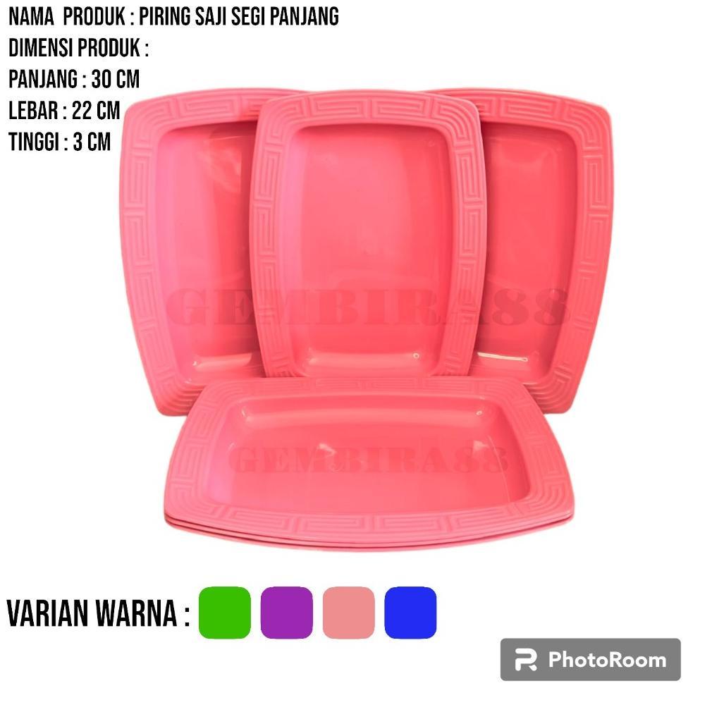 PIRING SAJI SEGI PANJANG / PIRING GURAME / PIRING SAJI SERBAGUNA .