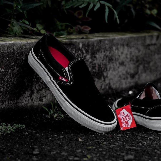 Vans Slip On Pro Black White