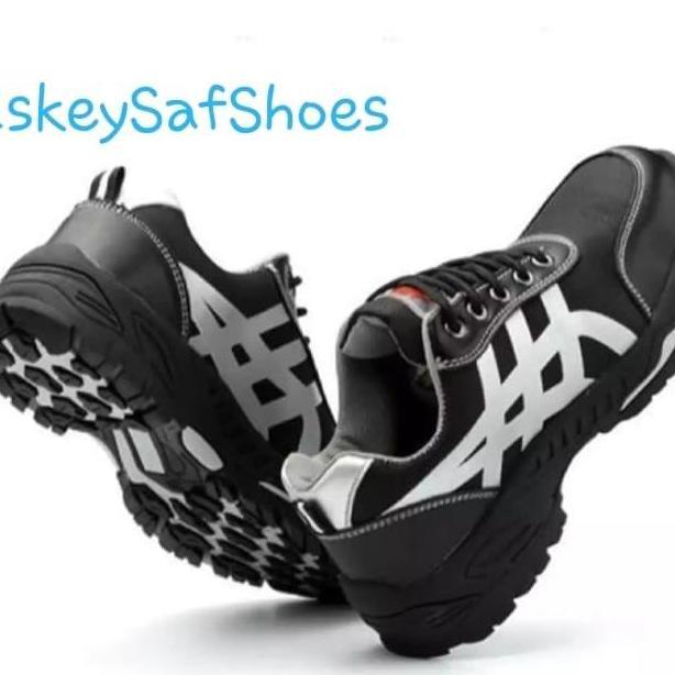 Sepatu Safety Hitam Putih Sport Import