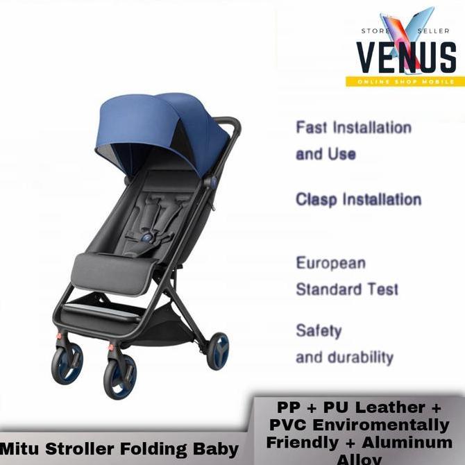 TERBARU MITU Folding Baby Stroller Multifungsi - Troli Kursi dorong Bayi