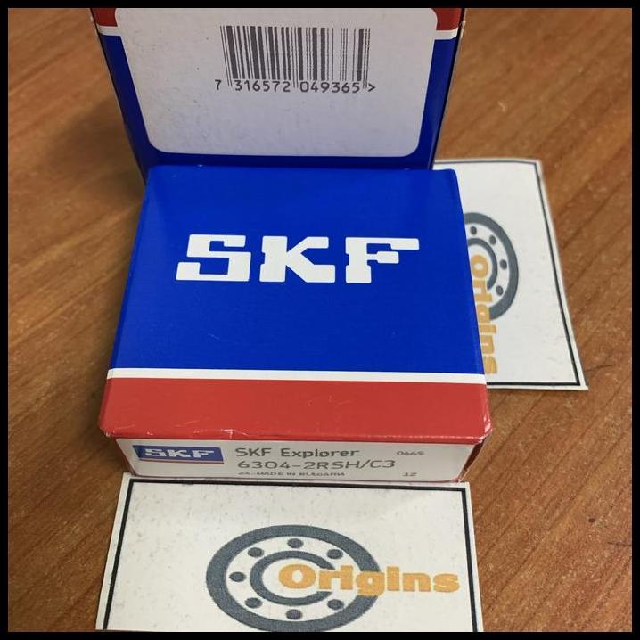 HOT DEAL BEARING 6304 2RS C3 SKF ORIGINAL 6304-2RS1/C3 