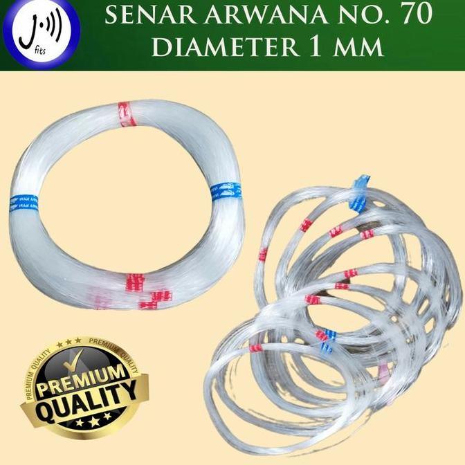 Senar Pancing Arwana No 70 diameter 1 mm per bungkus 120 gram/ tali nylon/ kenur
