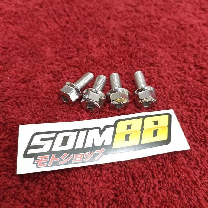 Baut Behel Beat Karbu Stainless 2Kunci Heng Thailand Asli