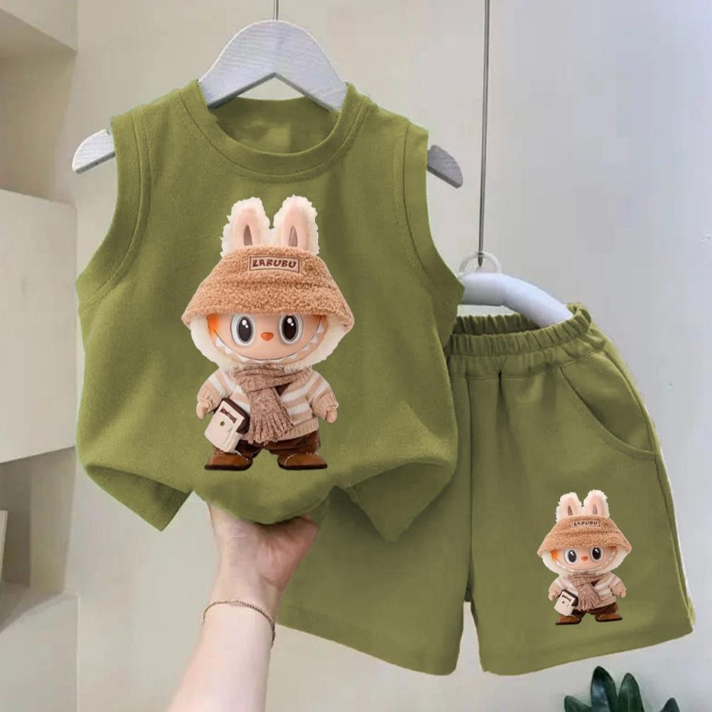 SETELAN ANAK LAKI LAKI SET BAJU LEKBONG SINGLET ANAK BAYI LAKI LAKI 1-5TAHUN