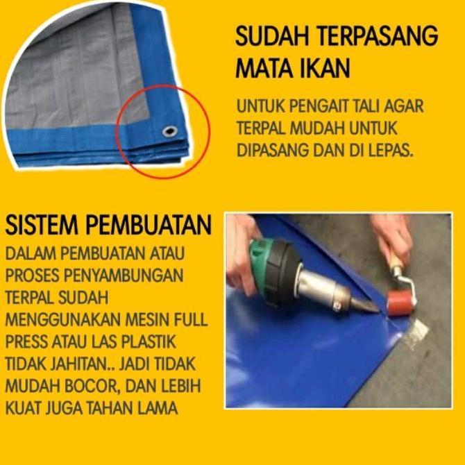 TERPAL KOLAM IKAN UKURAN 300X200X100