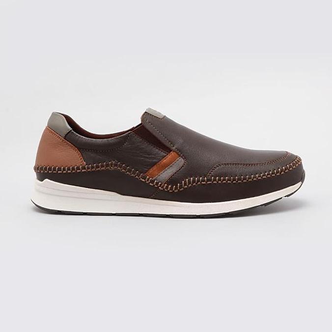 Buccheri Hart Casual Pria Dark Brown