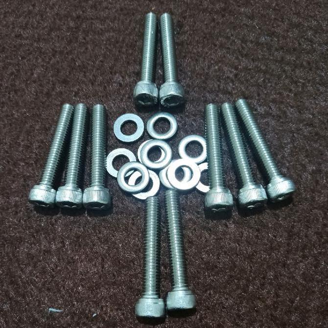 Baut Bak Cvt Aerox 155 L Stainless Restock