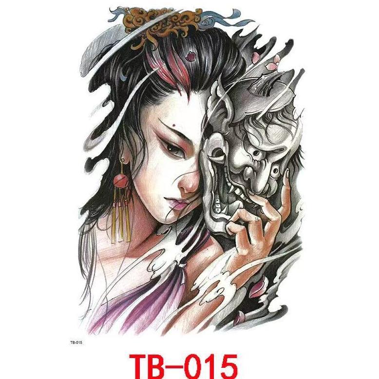 Geisha Jepang Tato Temporer Basic Bali Paper Ink / Bali Paper Ink