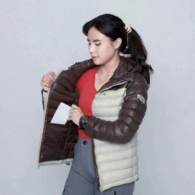 Jaket Gunung Jaket Dacron Tebal Jaket Outdoor Kombinasi Outfrai