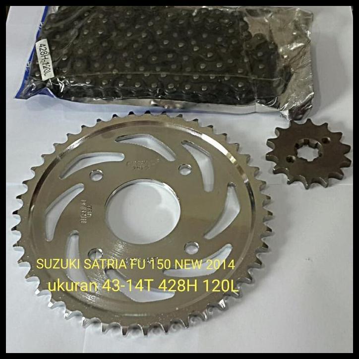 GRATIS ONGKIR GEAR SET SATRIA FU 150 NEW 2014 GEAR PAKET SATRIA FU 150 HARD CROME 