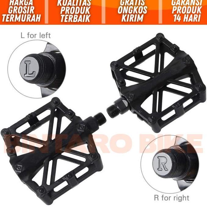 Pedal Sepeda Alloy PDA03 DU Bearing Sepeda MTB Roadbike Fixie BMX Federal Commuter bike Minion Miniv