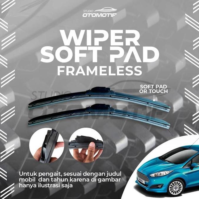 Promo WIPER FORD FIESTA SOFT PAD FRAMELESS ZX9 WIPER MOBIL FORD FIESTA Diskon