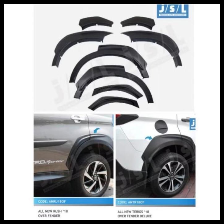 TERBARU OVER FENDER ALL NEW RUSH TERIOS OFERVENDER JSL ALL NEW TERIOS 
