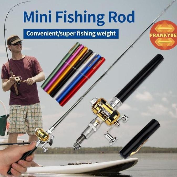 BANOKILO_ECER - JORAN KAIL ALAT PANCING PULPEN MINI 100CM PORTABLE & RINGAN COCOK UNTUK SAKU DAN TAS