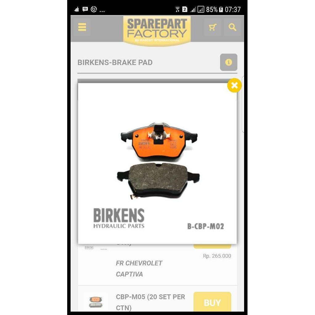 TERBARU BRAKE PAD KAMPAS REM DEPAN CHEVROLET ZAFIRA 