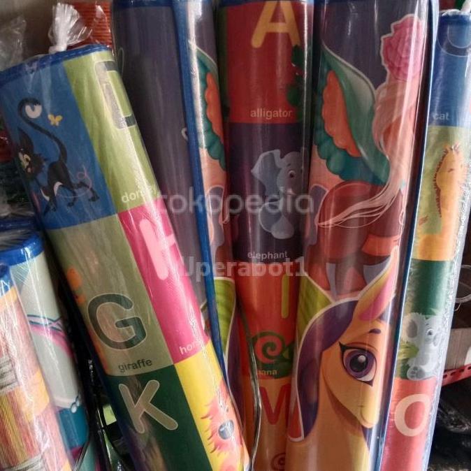 Karpet Lantai Motif/ Karpet Karakter/ Tikar Spon Plastik murah