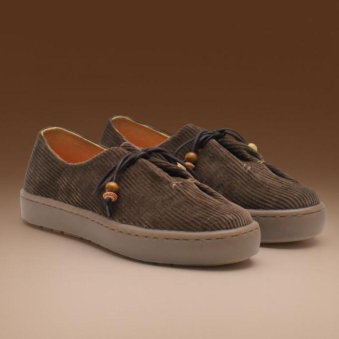 Sepatu Sneakers Kulit Pria Exodos57 Maroso Brown