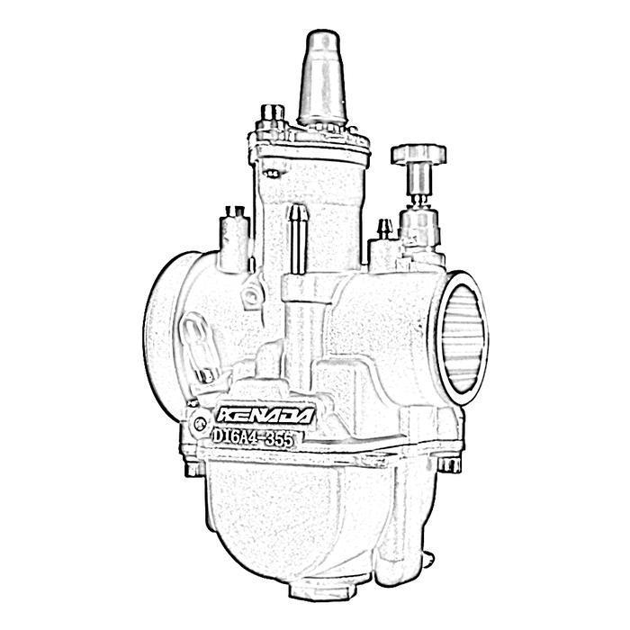 Kenada Racing Karburator Karbu Pwk 21 24 26 28 30 32 34Mm Blue Black  Kawasaki Kx 85 Ninja R Rr Univ