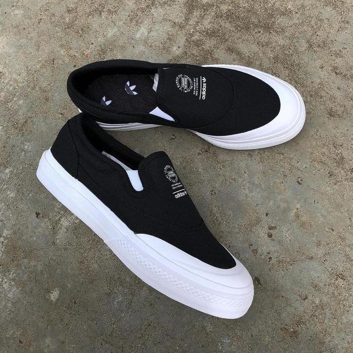 Adidas Nizza Slip On RF - Black White