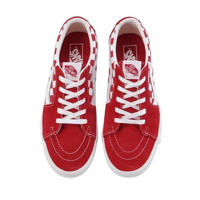 VANS SK8 Low Checkerboard Red White Orinal BNIB PT NAVYA