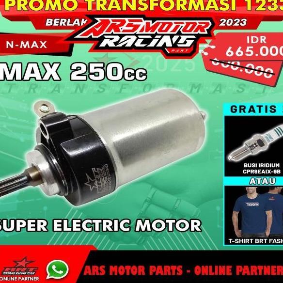 Dinamo Starter Brt Nmax Mio M3 Mio J - Bore Up 150Cc- 250Cc Free Busi