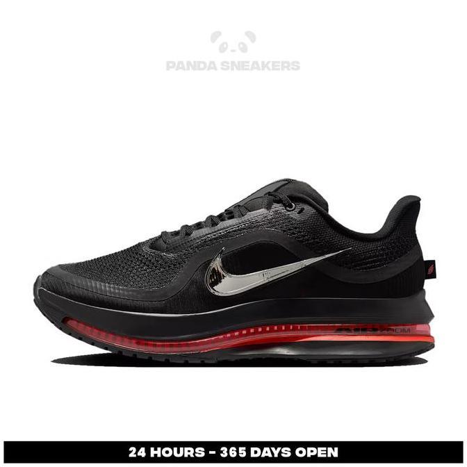 Sepatu Nike Air Zoom Pegasus Black Brht Crimson Red SneakersAuthentic
