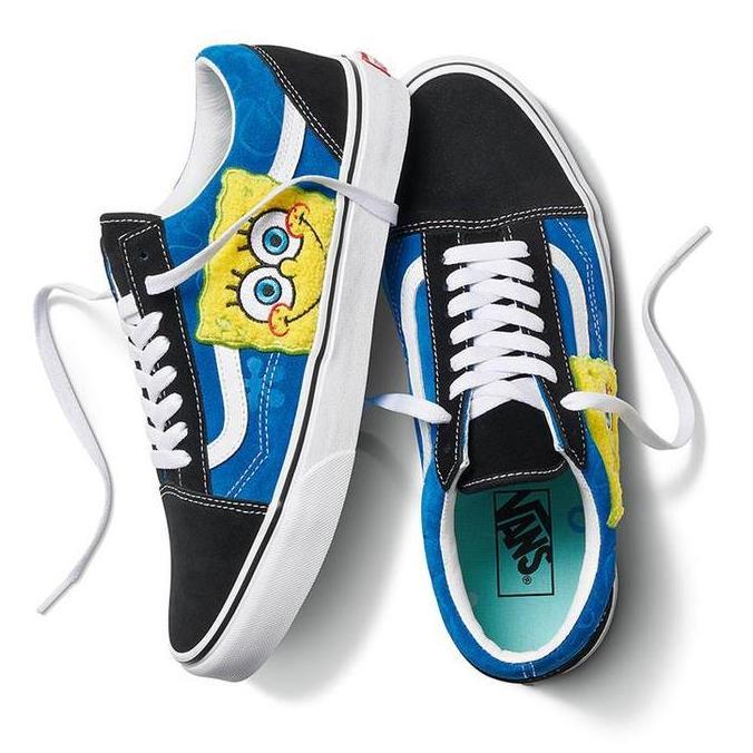 SPONGEBOB x VANS OLD SKOOL BLACK BLUE ORINAL