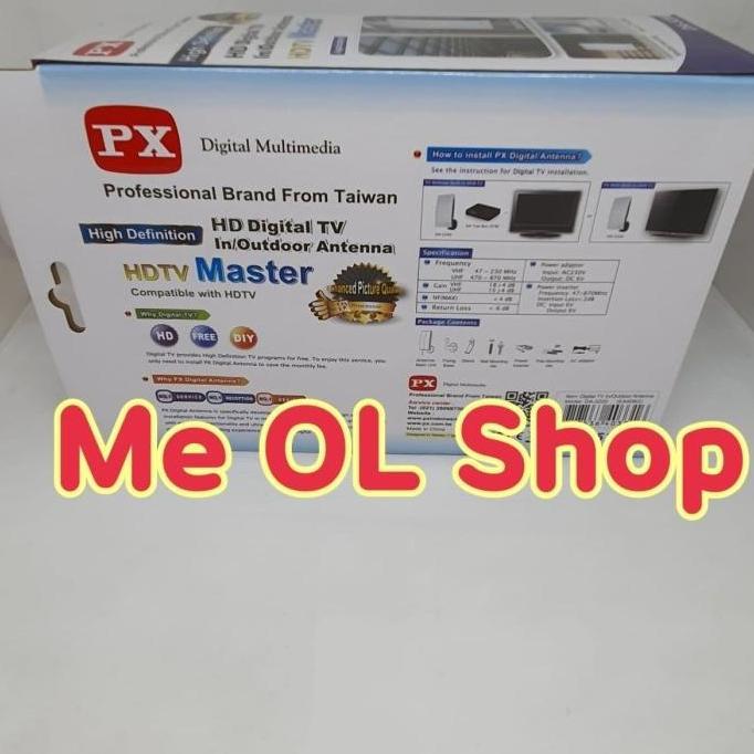 Antena Tv Digital Indoor / Outdoor Hd Digital Tv Antena Px Da-5200 Kualitas Terbaik Harga Termurah