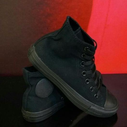 SEPATU CONVERSE ALL STAR HI 1W881 MONOBLACK ORINAL