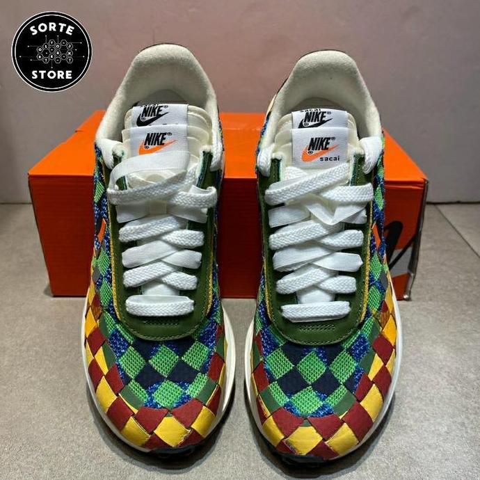 SEPATU PRIA VAPORWAFFLE WOVEN SACAI JEAN PAUL GAULTIER art DR5209-300