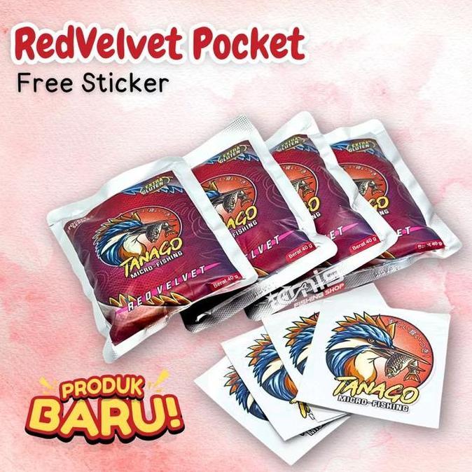Promo Tanago Red Velvet Pocket Series 40Gram Cod